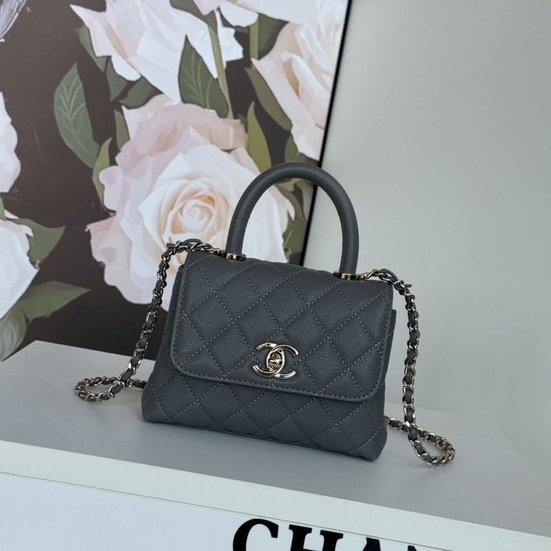 Ch**el top handle bags